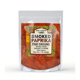 Unpretentious Smoked Paprika, 1 lb, Ground Spice, From Dried Red Chile Peppers, Strong & Smoked Flavor