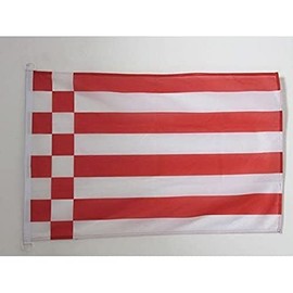 AZ FLAG Bremen NAUTICAL Flag 18'' x 12'' - Germany - German region of Bremen flags 30 x 45 cm - Banner 12x18 in for boat