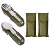 Set of 2 Outdoor Travel Cutlery, 7 in 1 Removable