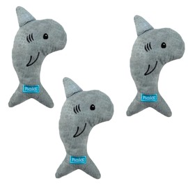 Caitec Presents Nala Cat Simon The Shark - Catnip Toy - Interactive Cat Toy - Chew Toy - Pillow Toy, 3 Pack