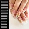 QOOSIKICC Pack of 200 False Nails Tips, Acrylic Artificial Nail