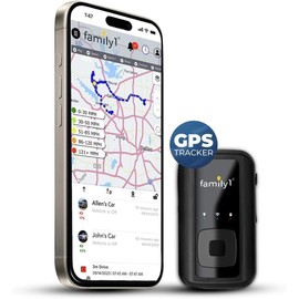 Family1st Real Time Gps Vehicle Tracker Hidden Car Tracking Device 4G Lte Coverage