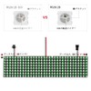 BTF-LIGHTING WS2812B ECO RGB Alloy Wire 8X32cm 265 Pixels LED