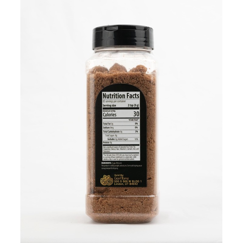 GranAroma Dark Brown Sugar, Has Molasses, Sweet & Rich (1.5