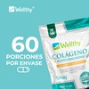 Wellthy Colágeno Hidrolizado + Ácido Hialurónico 120 Capsulas. 100% Natural,