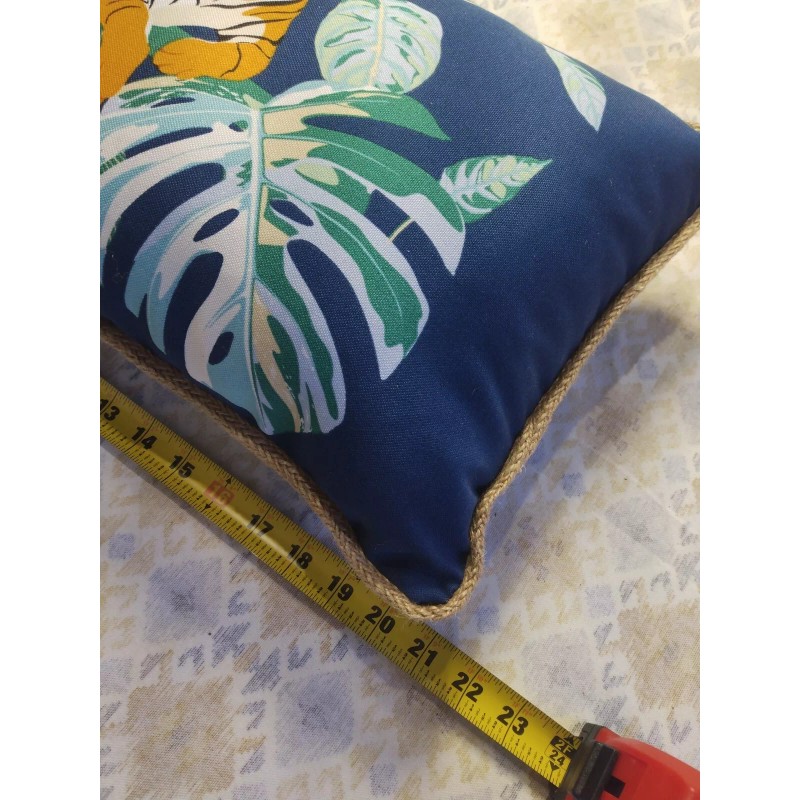 Allen + Roth Tiger Lumbar Pillow Allen + Roth Blue