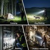 SuperFire LED Tactical Flashlight, 1300 High Lumens with 6 AA