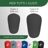JDP Mini Parastinchi, parastinchi extra piccoli calcio uomini, gambali antiscivolo