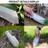 YOYEAH Ultralight Titanium Shovel, Small Garden Shovel for Gardening, Camping
