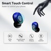 Wireless Bluetooth 5.2 Earbuds, IPX7 Waterproof Stereo Earphones with LED