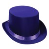 Satin Sleek Top Hat (purple) Party Accessory (1 count)
