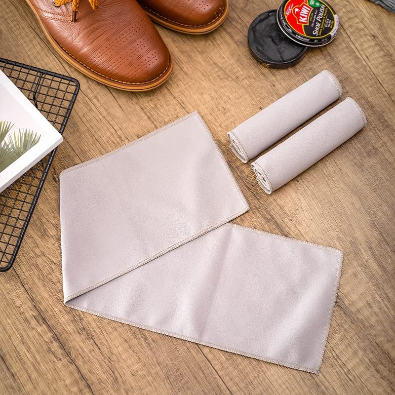 Sansent Shoe Shine Cloths, Shoe Polish Buffing Cloth for Shoes,