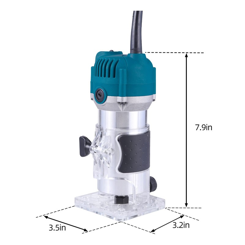 Router Tool, 110V 800W Compact Wood Router Tool for Woodworking,