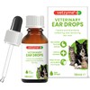Vetzyme  Antibacterial Dog Ear Drops  Also Suitable for Cats & Small Pets  Fights Infection & Soothes Irritation (18 ml)