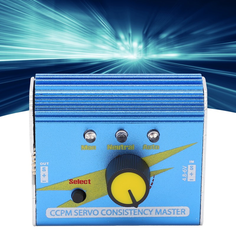 ESC Servo Tester CCPM Servo Consistency Master with 3‑Gear Indicator