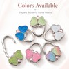 KUNHEHO Butterfly Purse Hook for Table, Foldable Purse Holder &