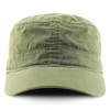 Armycrew Lightweight Cotton Ripstop Fitted Army Style Flat Top Cap