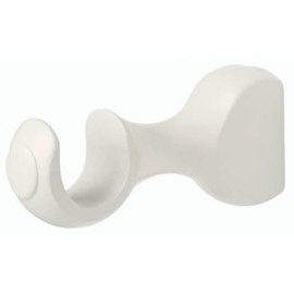 Kirsch Wood Trends Classics 4 1/2" Return Center Bracket for 1 3/8" pole, White (MPN# 5691G025)