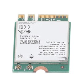 GOWENIC Tarjeta Inalámbrica AX210 WiFi 6E, Módulo Inalámbrico WiFi M.2 2230 NGFF 5400Mbps, Tarjeta WiFi de Triple Banda 2,4GHz 5GHz 6GHz para 11 10 64 bits