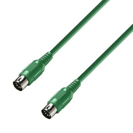Adam Hall 3 Star Series MIDI Cable, Green