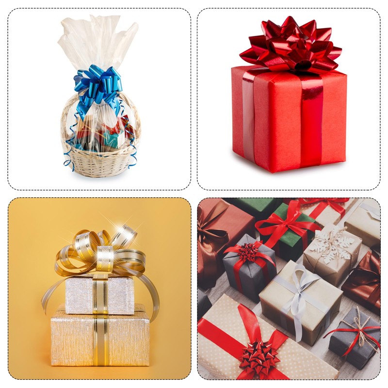 MECCANIXITY 12 Inch Giant Large Pull Bow Big Metallic Car