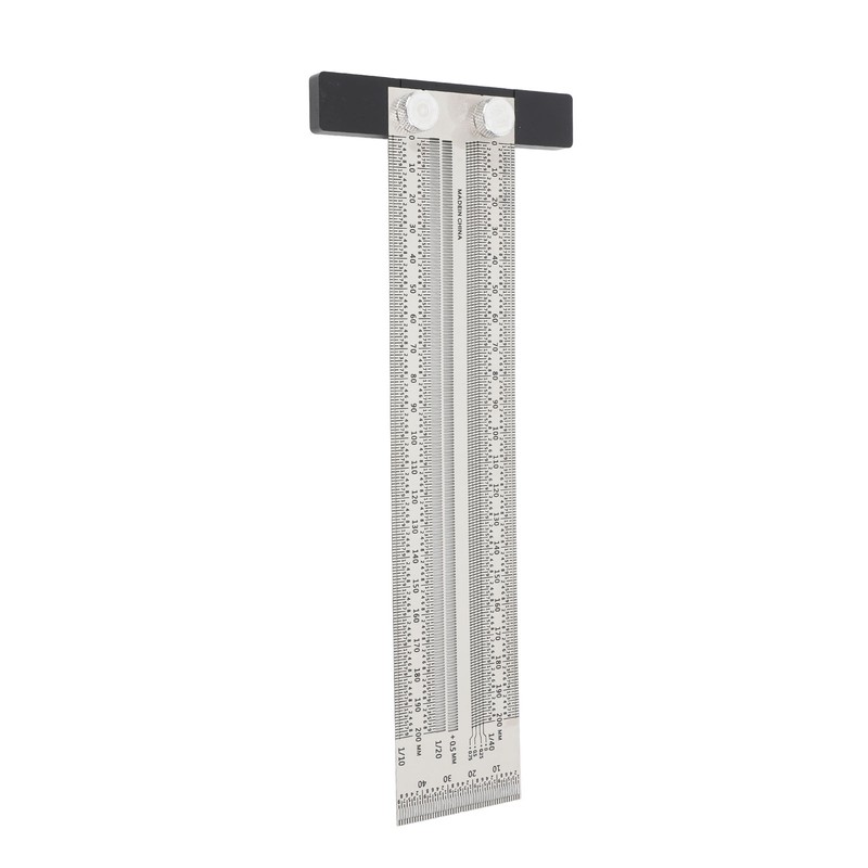 Ultra Accurate Marking T Ruler Stainless Steel Woodworking Scribing T