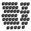 Comphic 50 Pcs Black Sign Clip Reusable Labels Clip on