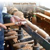 8 Pcs Wood Lathe Tools - Wood Turning Tools for