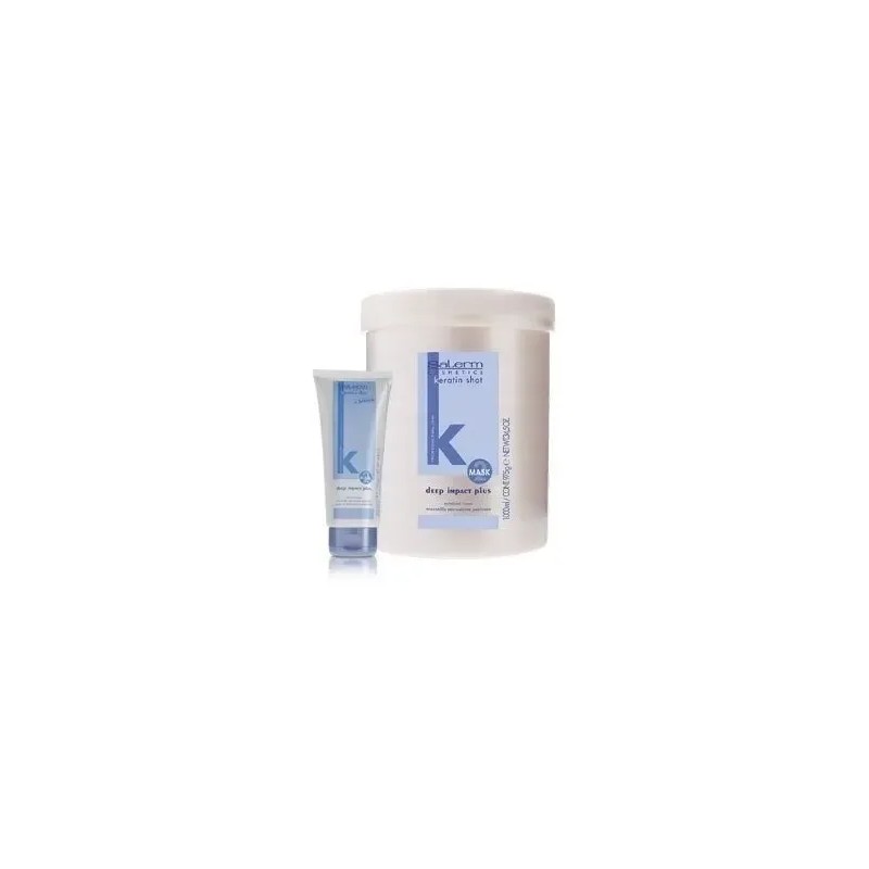 Keratin Shot Anti-frizz Shampoo 500ml + Tarro 1kg Salerm