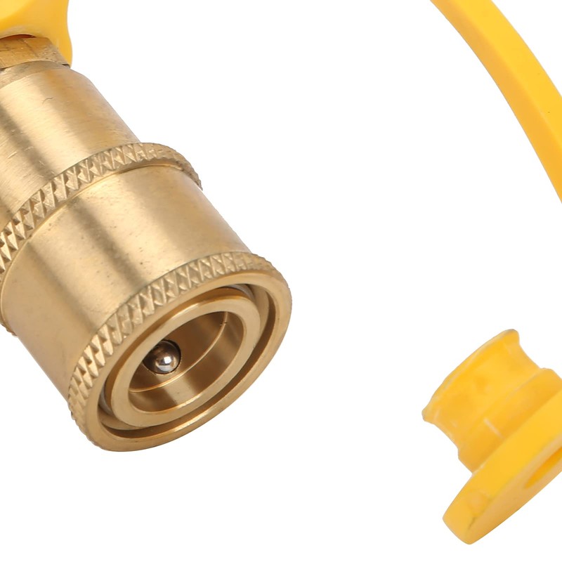 FECAMOS LPG Gas Line Splitter Adapter with 3 Spouts Propane