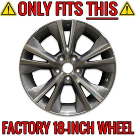 Chrome 5 V Spoke 18' Wheel Skins fit for Toyota Highlander 2014-2019