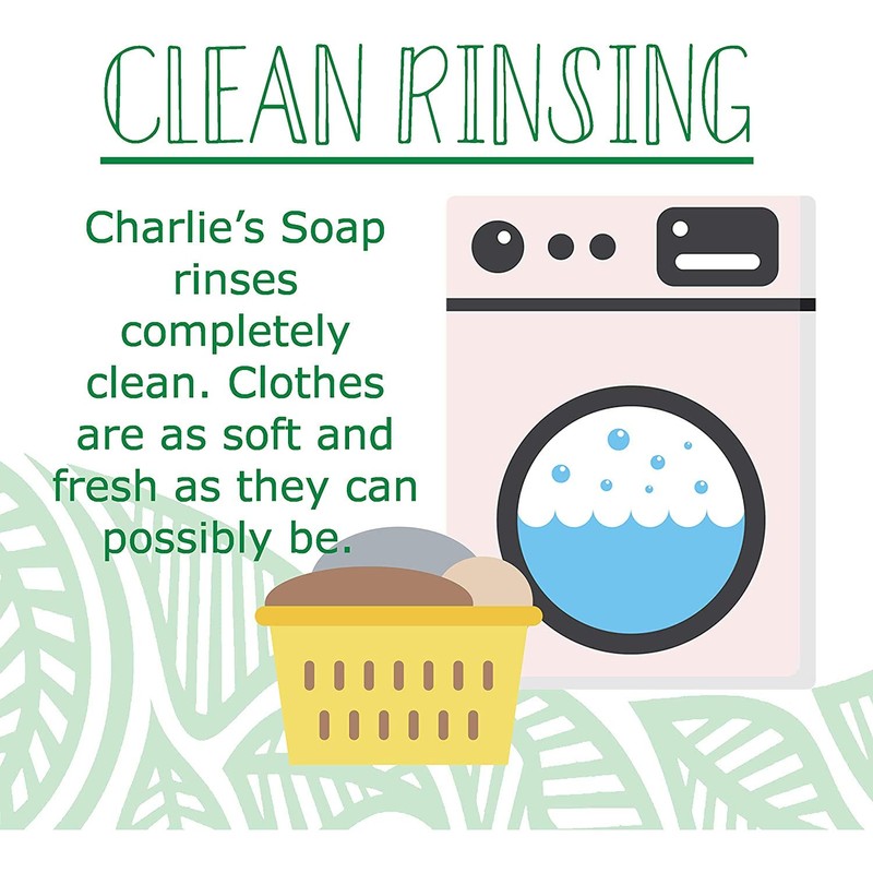 Charlie's Soap - Unscented Laundry Powder 50 Loads (Three 50-load