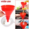 Ciweisah Wide Mouth Oil Funnel Flexible Fuel Funnel with Long