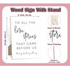 To All The Love Stories That Came Before Us Sign