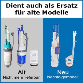 Replacement Parts Kit for Geberit Flush Mounted Cistern UP100 (Delta), UP300, UP320, UP320Y and Sigma (Lifter Bell, Basket, Seals, Filling Valve)