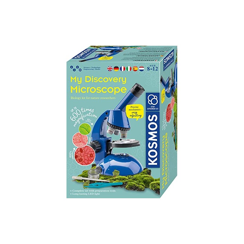 KOSMOS 616984 Explorer Microscope, Enlarge Preparations and Discover Natural Sciences,