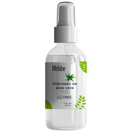 HEBBE - Hidrolato de Aloe 125 ml | Humectante, Refrescante y Reparador Solar | Disminuye Ojeras, Alivia Ojos Cansados y Combate Daños Solares | pH Ide