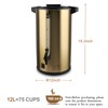 Perossia 6L Coffee Urn, Hot Beverage Dispenser, Hot Water Urn,