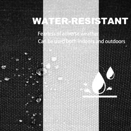 Pcinfuns Indoor/Outdoor Memory Foam Chair Cushions,Thick 17"x16"x3" Chair Cushion for Patio Furniture,Water-Resistant Durable Seat Pads with Ties,Light Grey,4 Pack