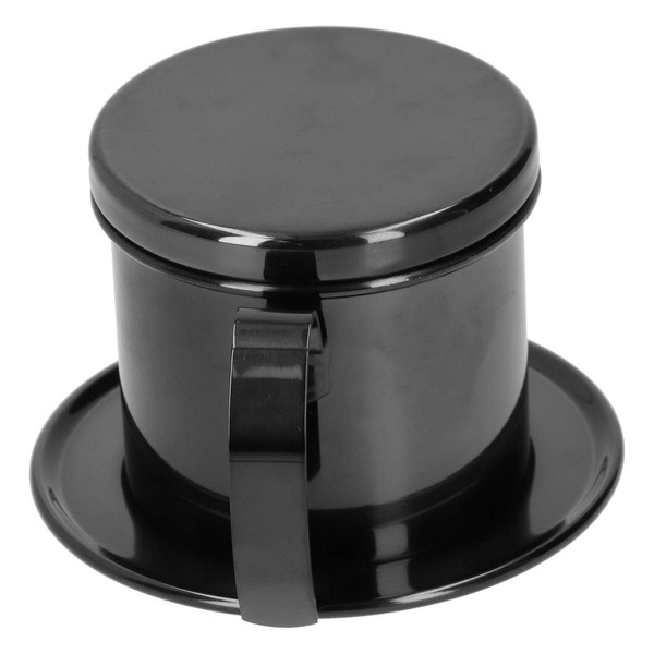 Ausla Edelstahl -Kaffeekanne, Exquisites Aussehensdesign, Leicht zu Reinigen, Tragbar für