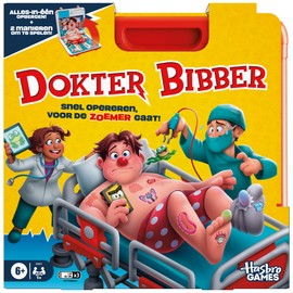 Doctor Bibber Electronic Board Game with All-in-One Carry Case - Dutch Version