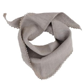 Reiff Knitted Baby Neckerchief Plain Merino Virgin Wool Silk Organic Wool Organic Organic, Savannah