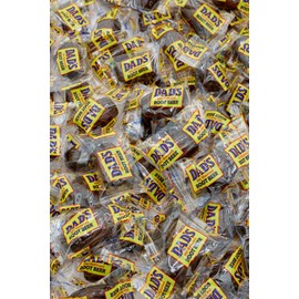 DAD'S ROOT BEER BARRELS Hard Candy 5 lb – Bulk Caramels Bag, Old Fashioned Candies, Original Flavor, Individually Wrapped