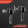 Frankberg 2 x Tie Rod End Front Axle Compatible with