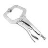 NUZAMAS (Set of 2) 9" Locking C-Clamp with Swivel Pads