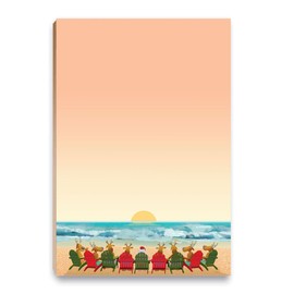Stonehouse Collection Holiday Beach Sunset To Do List Notepad with Magnet - 8.5" x 5.5" - USA Made- Christmas Notepads 50 Sheets - Made in USA - Grocery, Shopping, Daily Tasks List
