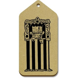 Azeeda 10 x Large 'Punch & Judy' Wooden Gift Tags (TG00011690)