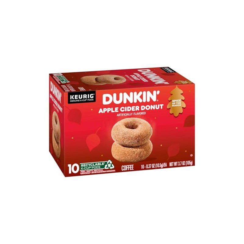 Dunkin, Apple Cider Donut K-Cups, 10 Count