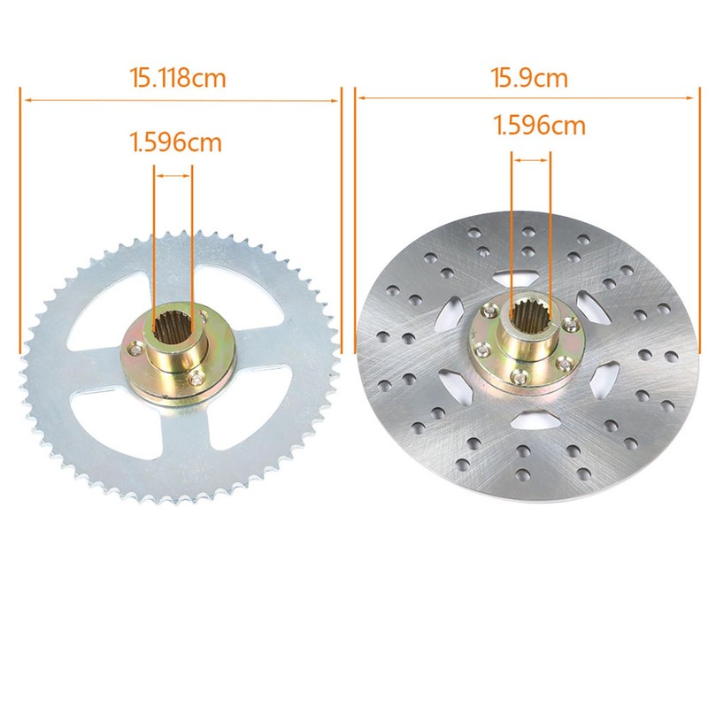 TJHSM 29 in/740 mm Go Kart Rear Axle Kit with