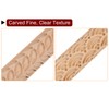 HARFINGTON 2pcs Wood Clay Roller Water ripple + leaves Pattern